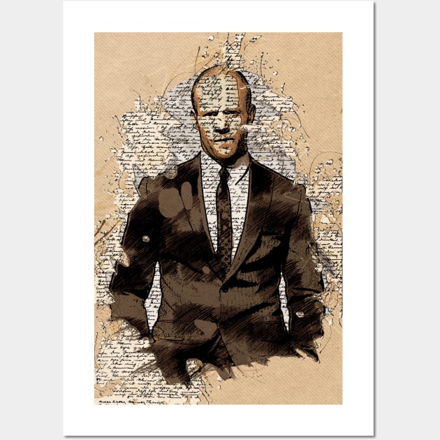 Jason - Vintage Style Art Portrait Wall Art by Naumovski